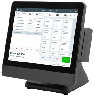 Сенсорный терминал АТОЛ ViVA Smart [E715, 15", P-CAP, Intel Celeron J1900 2.0/2.4 GHz, SSD, 4 GB DDR3], Ридер магнитных карт, без ОС - ITsale - thumb