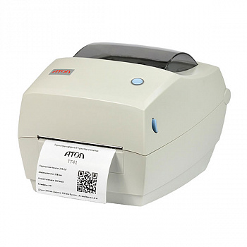 Принтер этикеток АТОЛ ТТ41 (203dpi, термотрансферная печать, USB, ширина печати 108 мм, скорость 102 мм/с) - ITsale - thumb