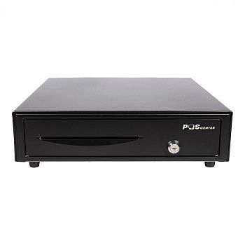 Денежный ящик POScenter 16E 410x420x100 распайка для "ШТРИХ-М", черный - ITsale - thumb