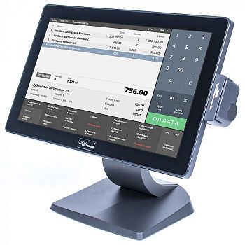 Сенсорный монитор POSCenter EVA-156 Lite (15, 6", 16:9,1920х1080, VGA, P-CAP, без MSR) - ITsale - thumb
