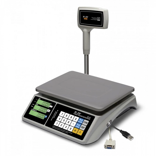 Торговые настольные весы M-ER 328ACPX-32.5 LCD c RS 232 и USB - ITsale