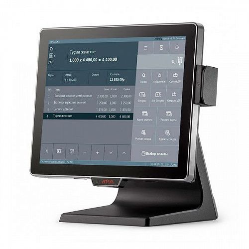 Сенсорный терминал АТОЛ JAZZ 15 (15" P-CAP, Intel Celeron J1900, SSD 120 Gb, 8 GB DDR3L),MSR, Windows 10 IoT. - ITsale