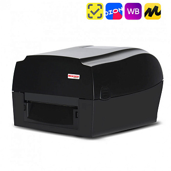 Принтер этикеток MERTECH TLP300 TERRA NOVA (Ethernet, RS232, USB) black - ITsale - thumb