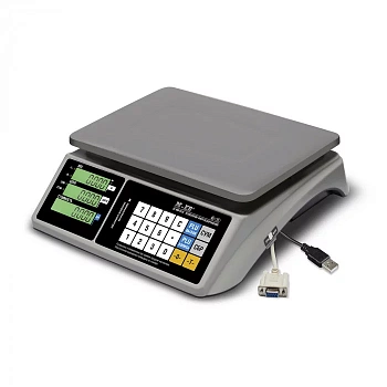 Торговые настольные весы M-ER 328 AC-15.2 "TOUCH-M" LCD RS232 и USB - ITsale - thumb
