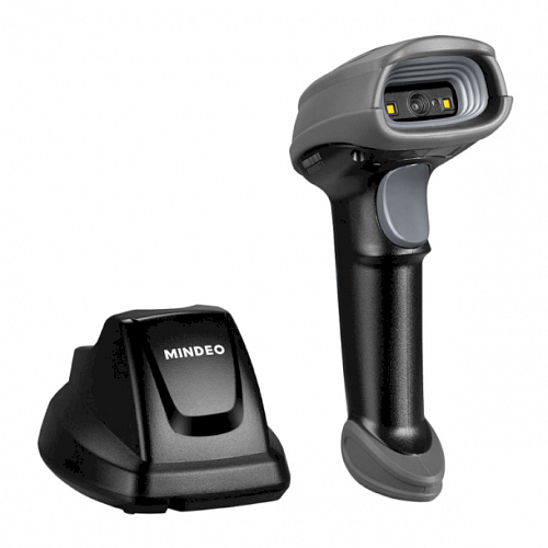 Беспроводной сканер штрих-кода 2D MINDEO CS2290-HD серый/черный с подставкой (CS2290-HD(BT)) - ITsale