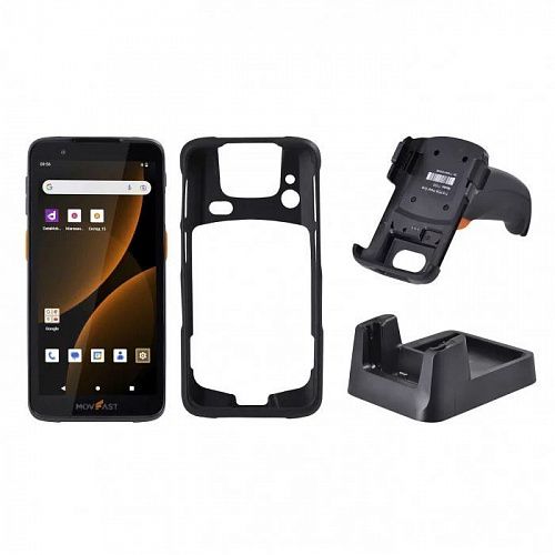 Комплект ТСД MERTECH MovFast S55 + кредл + пистолетная рукоятка + чехол - ITsale