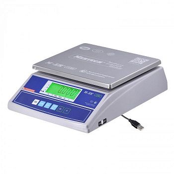 Весы настольные фасовочные без подключения к ПК M-ER 326AF-6.1 LCD с USB(COM) (двойной дисплей) - ITsale - thumb